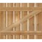Ekena Millwork Spaced Board-n-Batten Shutters w/Z-Bar, Rough Sawn Western Red Cedar, 34 3/4W x 30H, PR RBS06Z35X030RWR - alternate 4